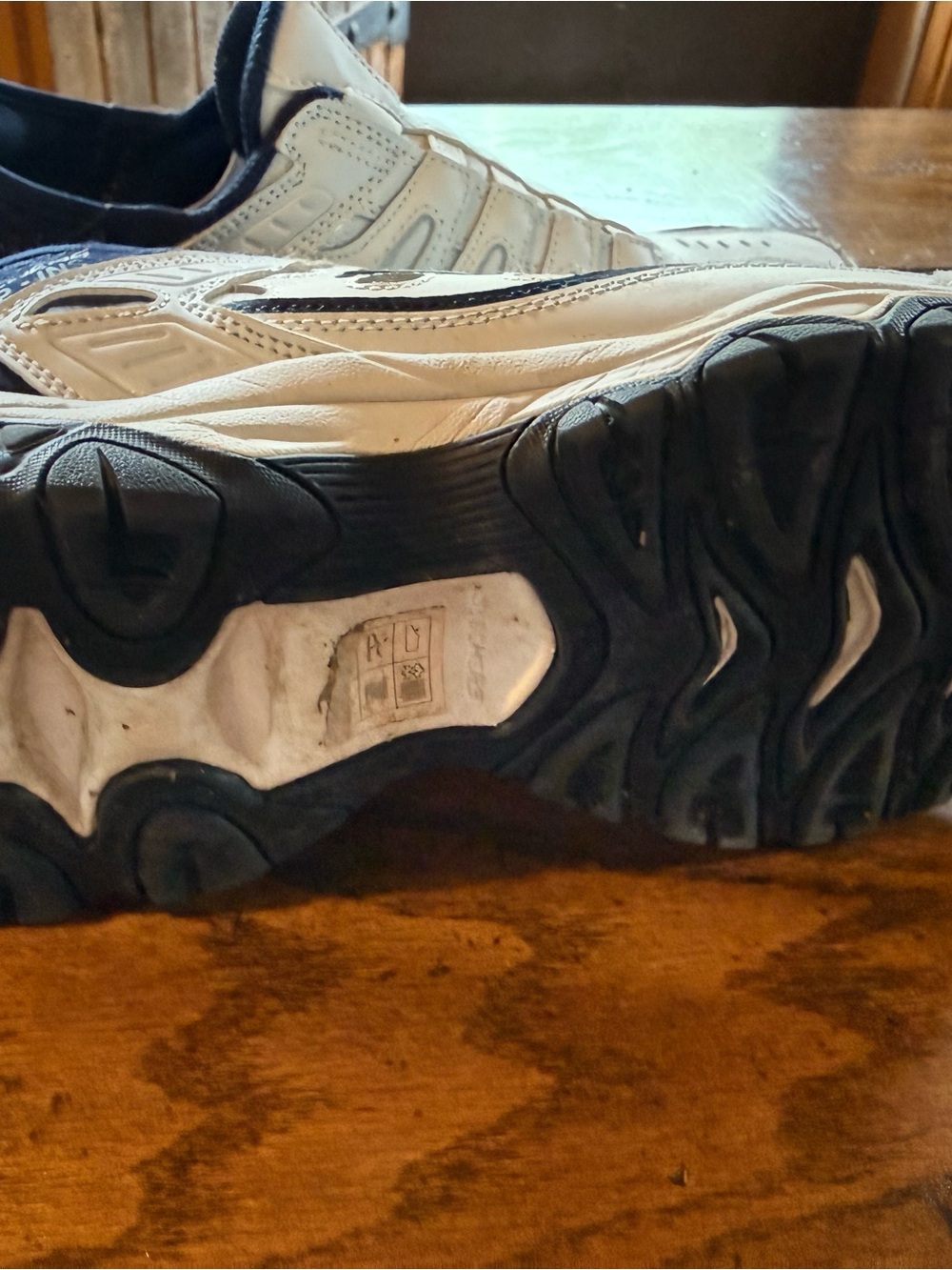 Skechers Men’s White Slip-On Athletic Walking Shoes - Picture 2 of 6